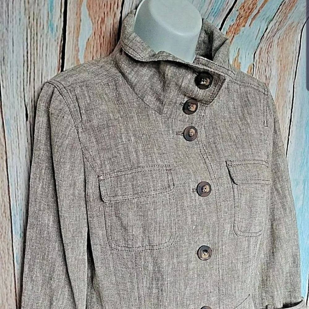 Nic+Zoe Raime Cotton Jacket sz 8 - Picture 2 of 8